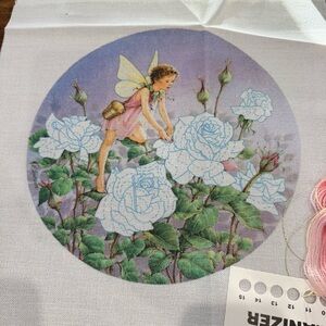 Simplicity Colorart Stitchery Faerie Fairy Flowers American Greetings Kit
